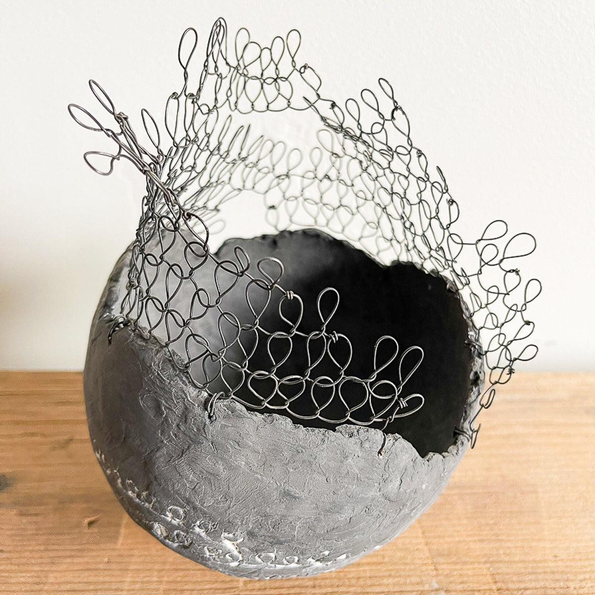 Vessel Study No. 60 with tall looped plinth