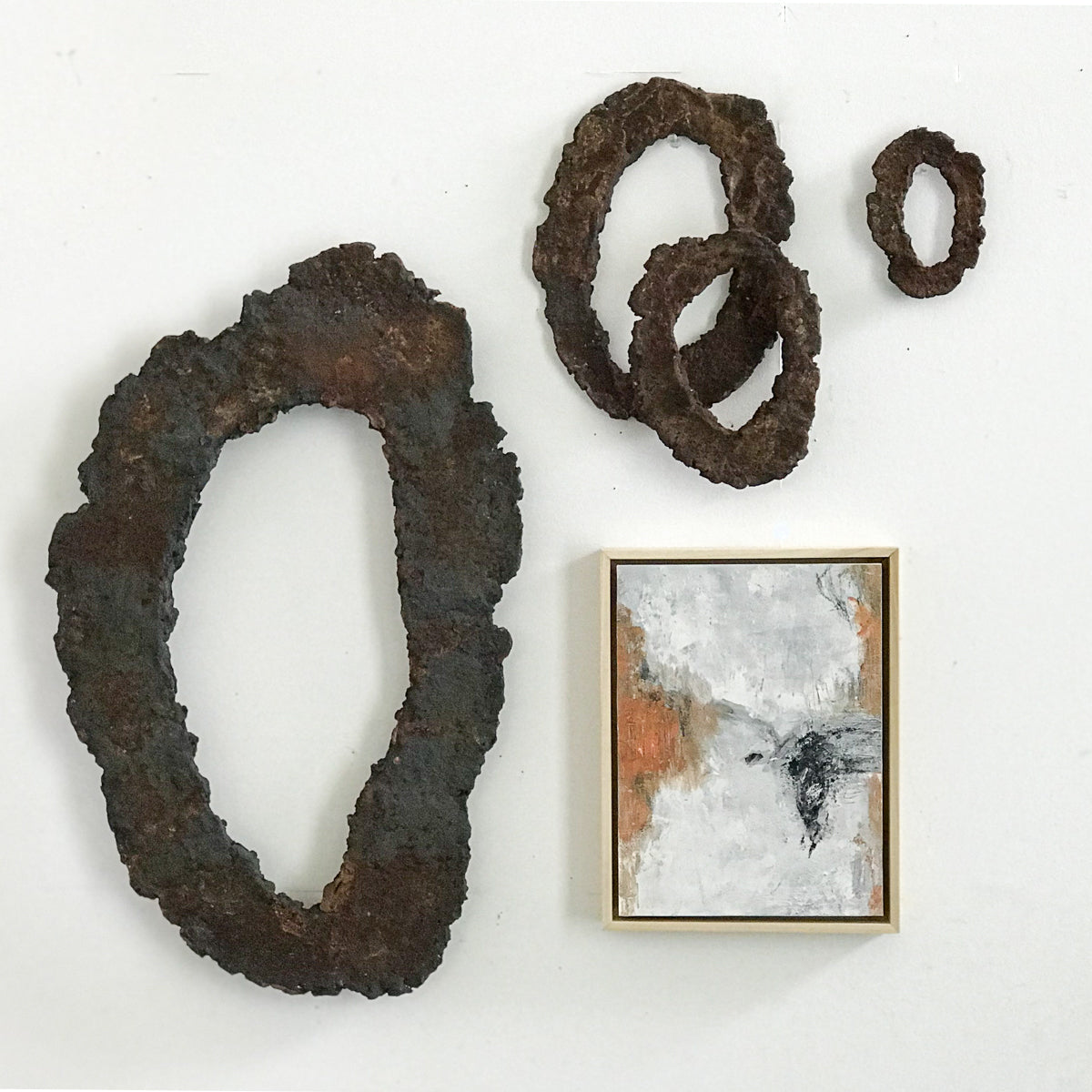 The Goat - cold wax painting by Jennifer Alden Design